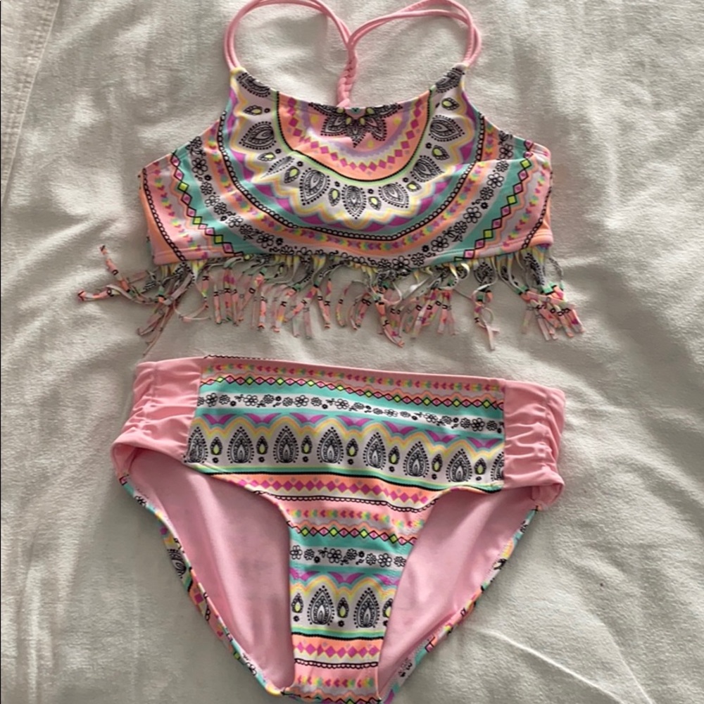 Girls spring colors 2 piece bikini